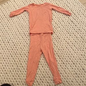 Little Sleepies Peach Color Pajamas two piece